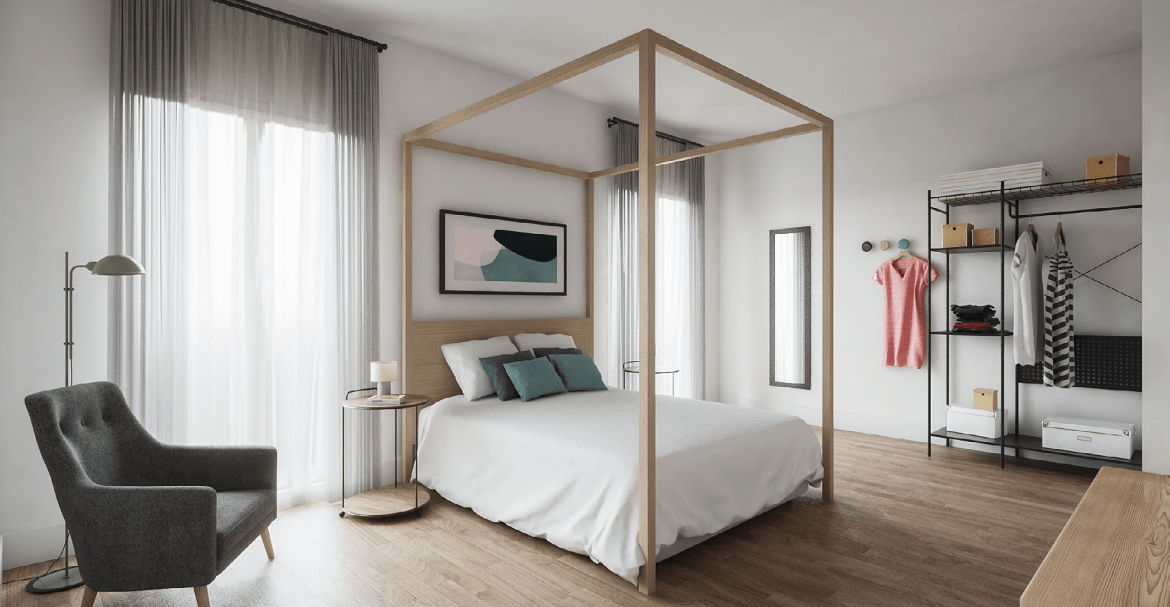 propuesta de diseño habitación residencial