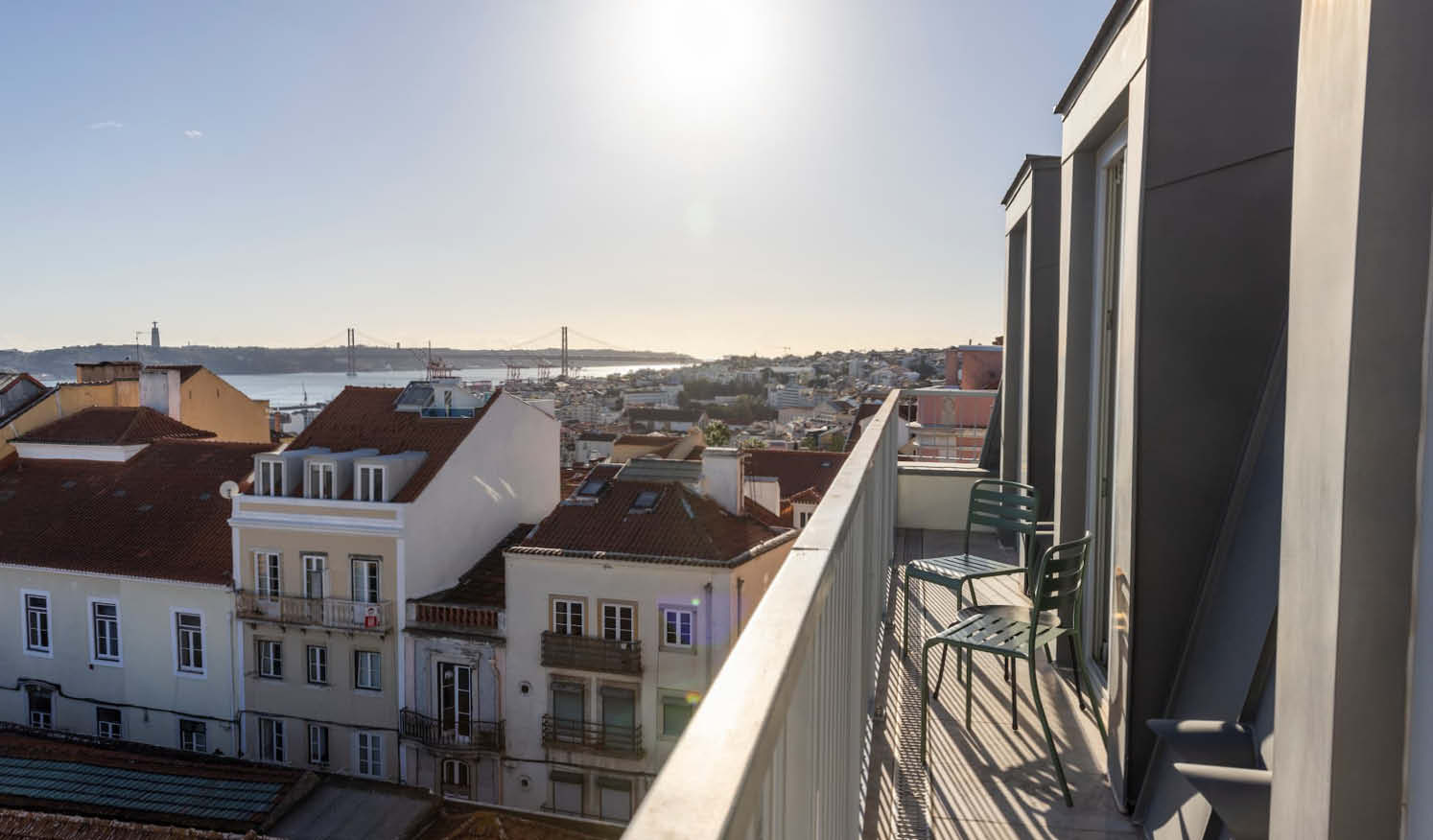 Apartamentos Líbere Lisboa_Terraza exterior en edificio de apartamentos flexibles