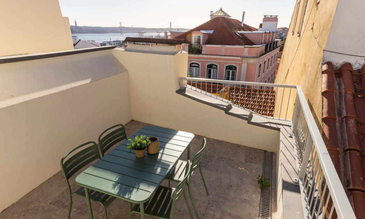 Apartamentos Líbere Lisboa_Terraza exterior en edificiod e apartamentos