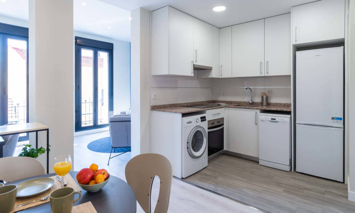 Apartamentos flexibles en Madrid_Cocina
