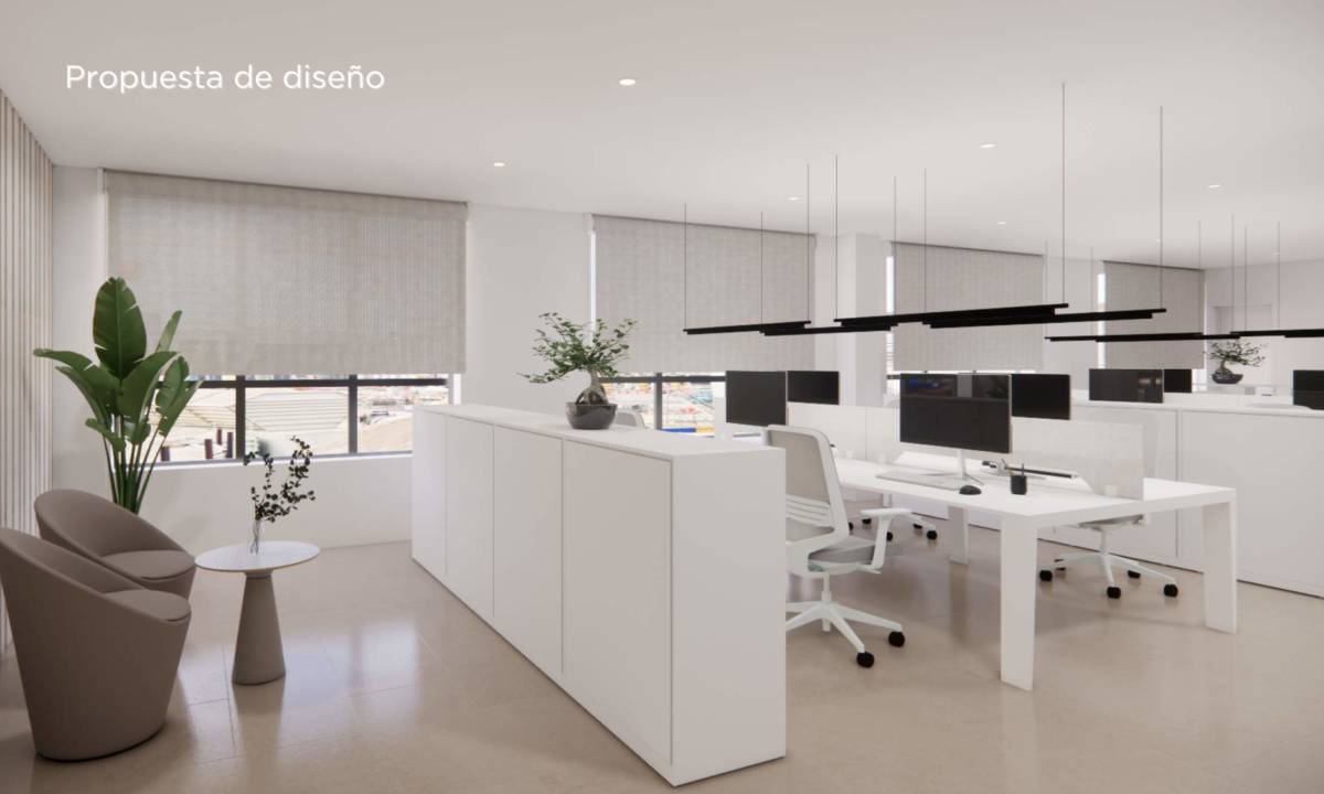 Propuesta de diseño de mobiliario de oficina para renovación de espacio de trabajo