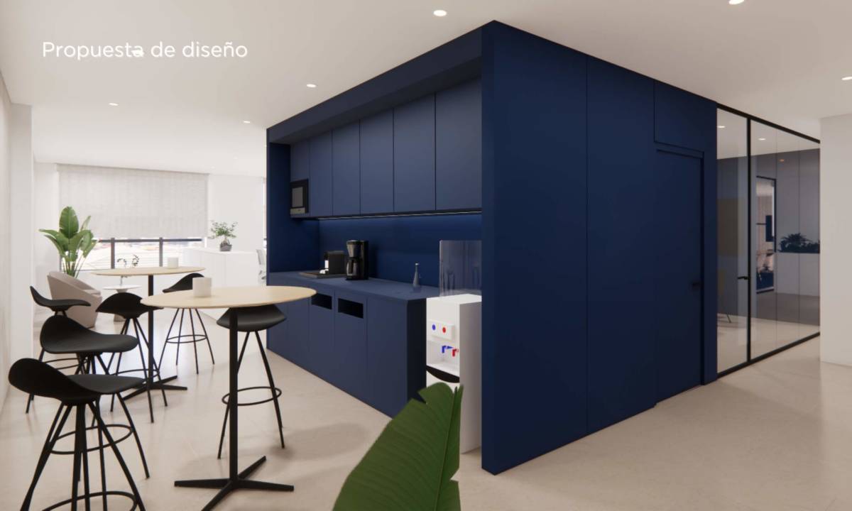 Propuesta de diseño de oficina con proyecto de renovación Design&Build