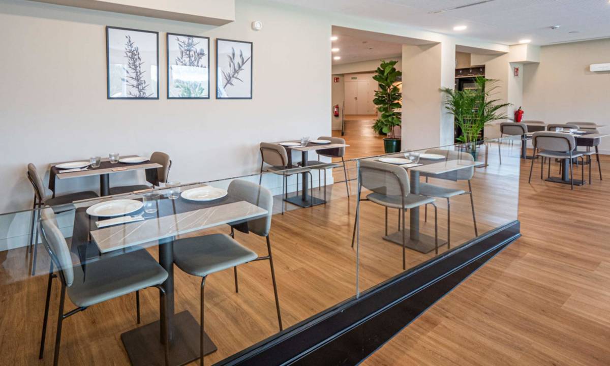 Comedor de desayunos en hotel en Galicia