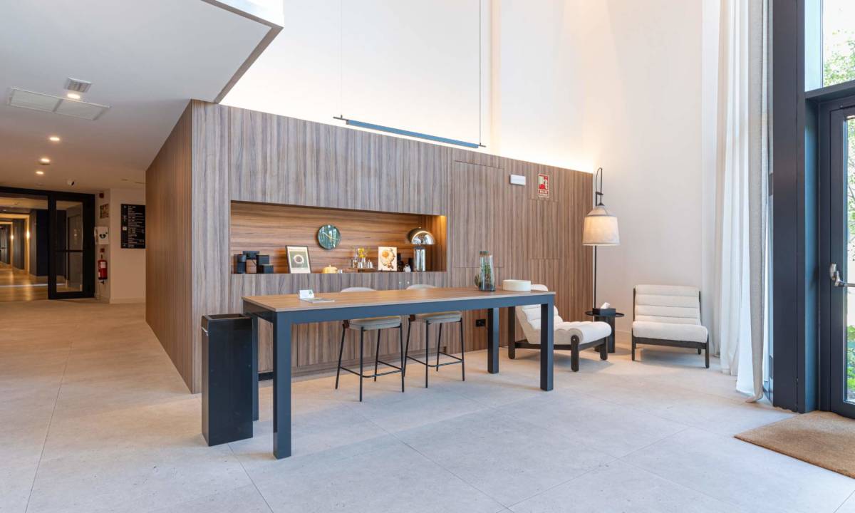 Zonas comunes con carpintería a medida