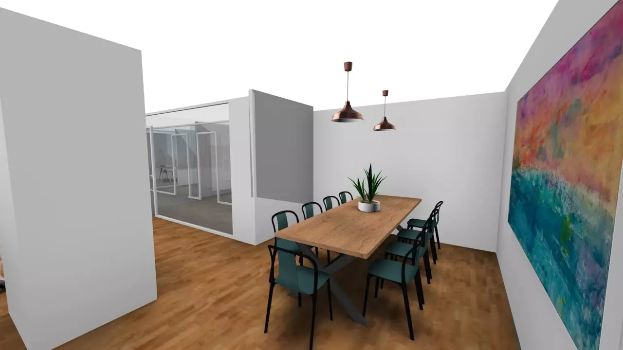 Combe_Diseño_Render de espacios abiertos de trabajo