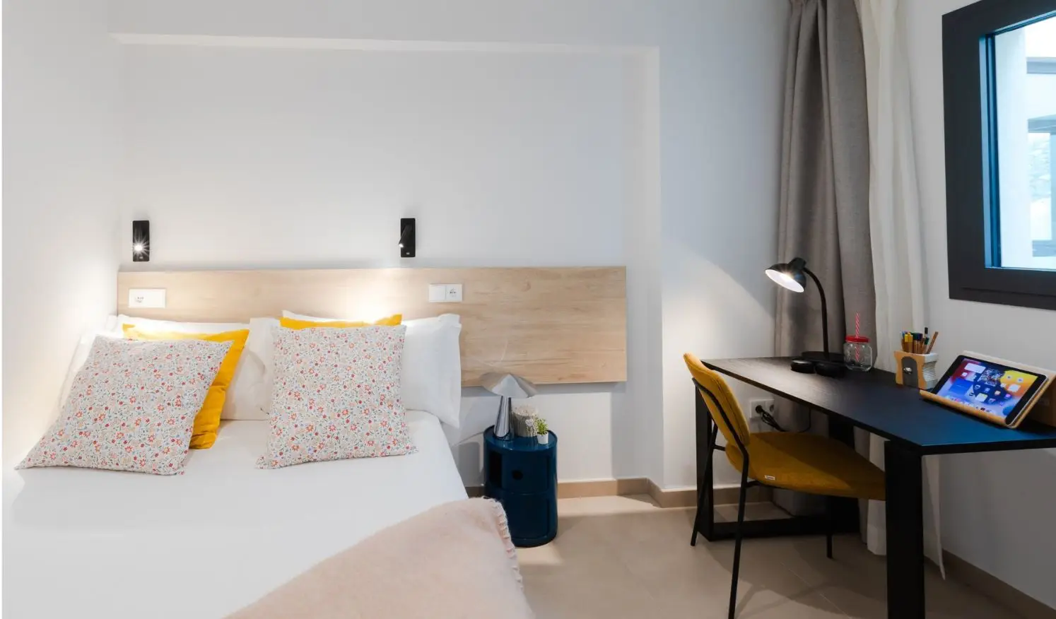 Detalles de carpinteria en apartamento de coliving
