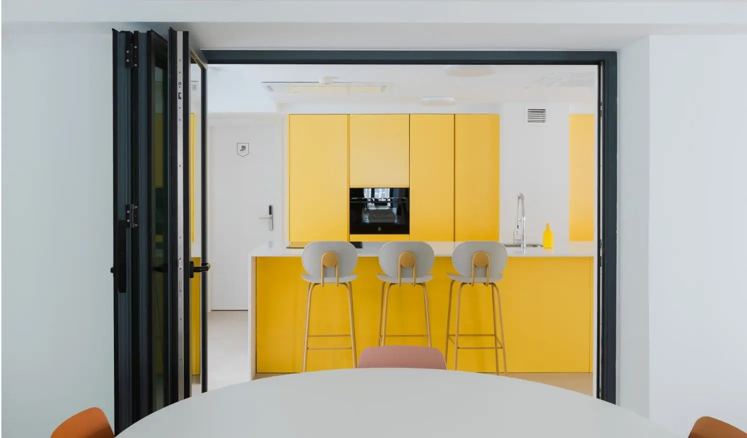 Zonas comunes equipadas en coliving málaga