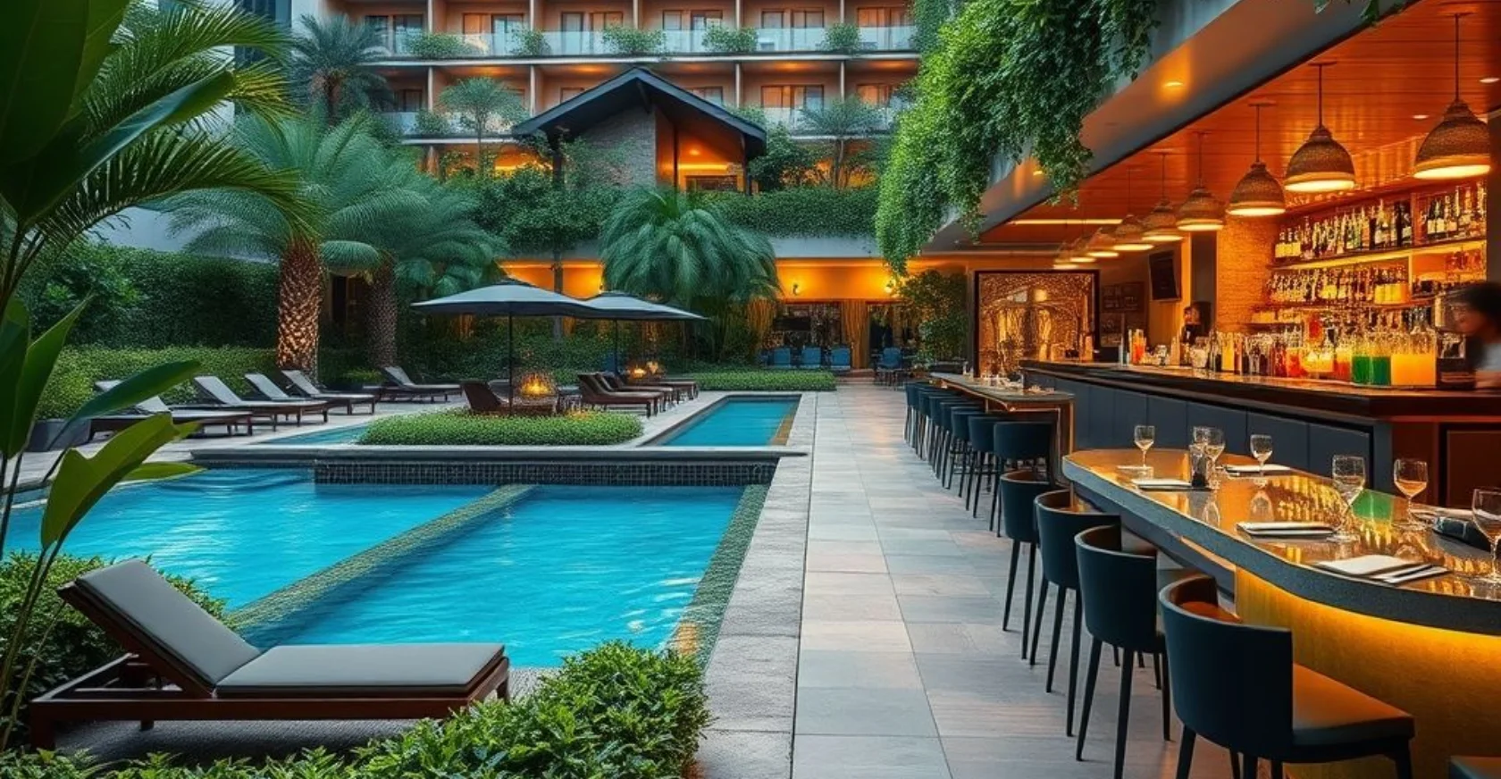 Espacio de hotel que fomenta experiencias memorables a los huéspedes 