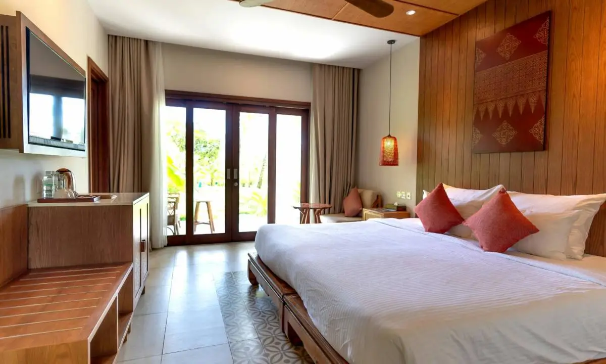 Habitación de hotel realizada mediante un proyecto de diseño, obra y mobiliario a medida