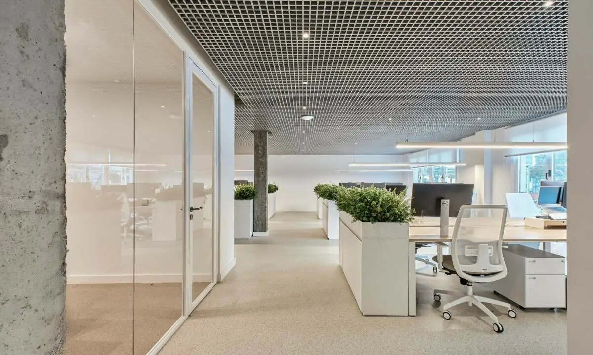 Zona de oficina en empresa gallega