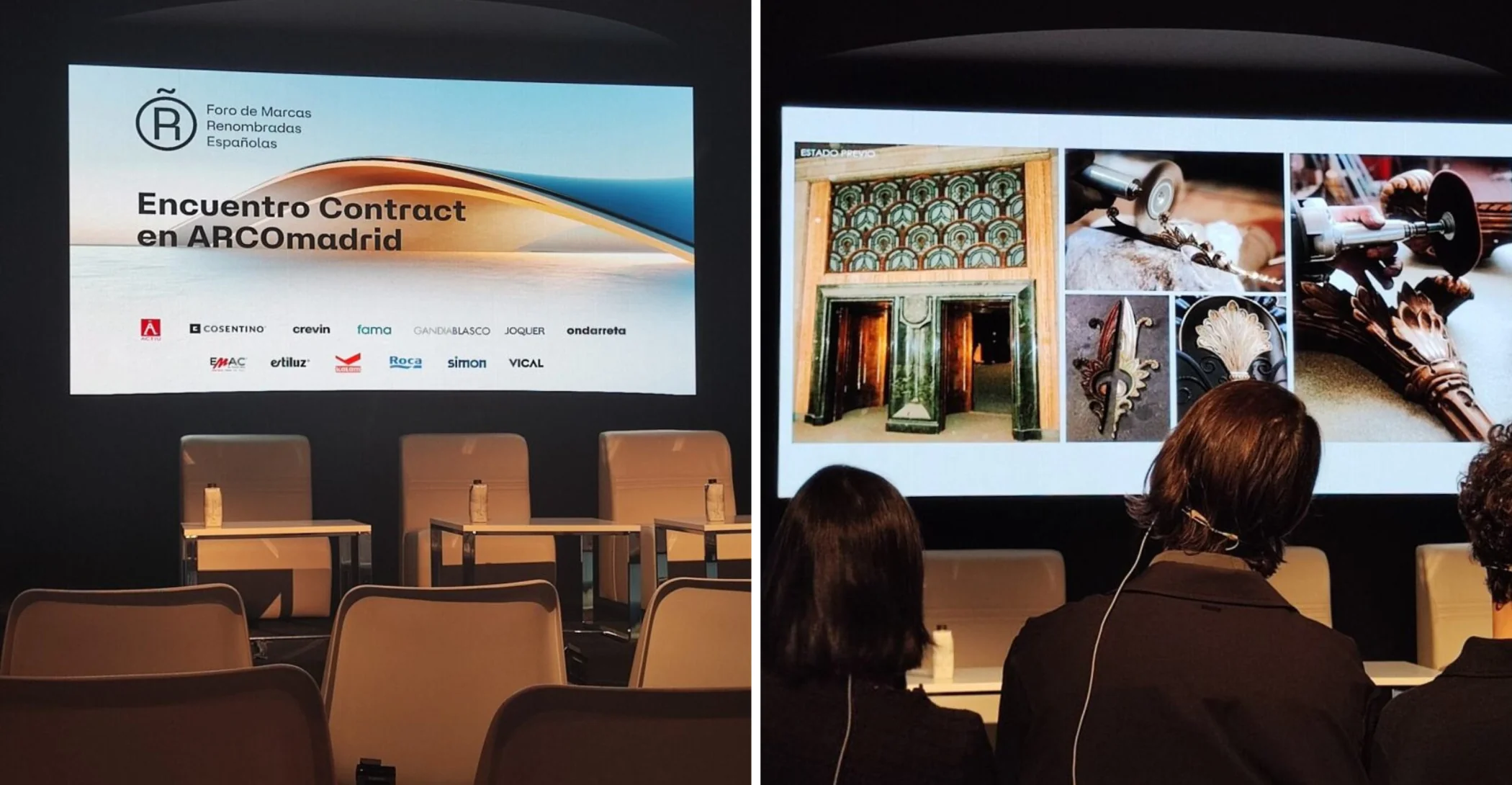 Charla de Crevin junto a FMRE de contract en ARCOmadrid 2026