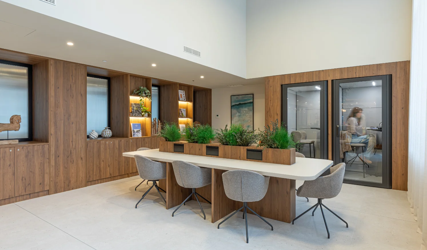 CABINAS Y COWORKING CON CARPINTERIA EN NUEVO FLEX LIVING EN TRES CANTOS DE CALIDO