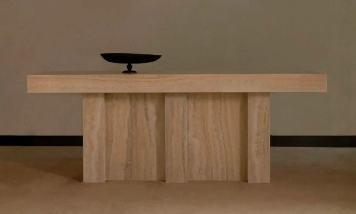Salone del Mobile Milano 2026_ Utilización de piedra para mesa de gran tamaño