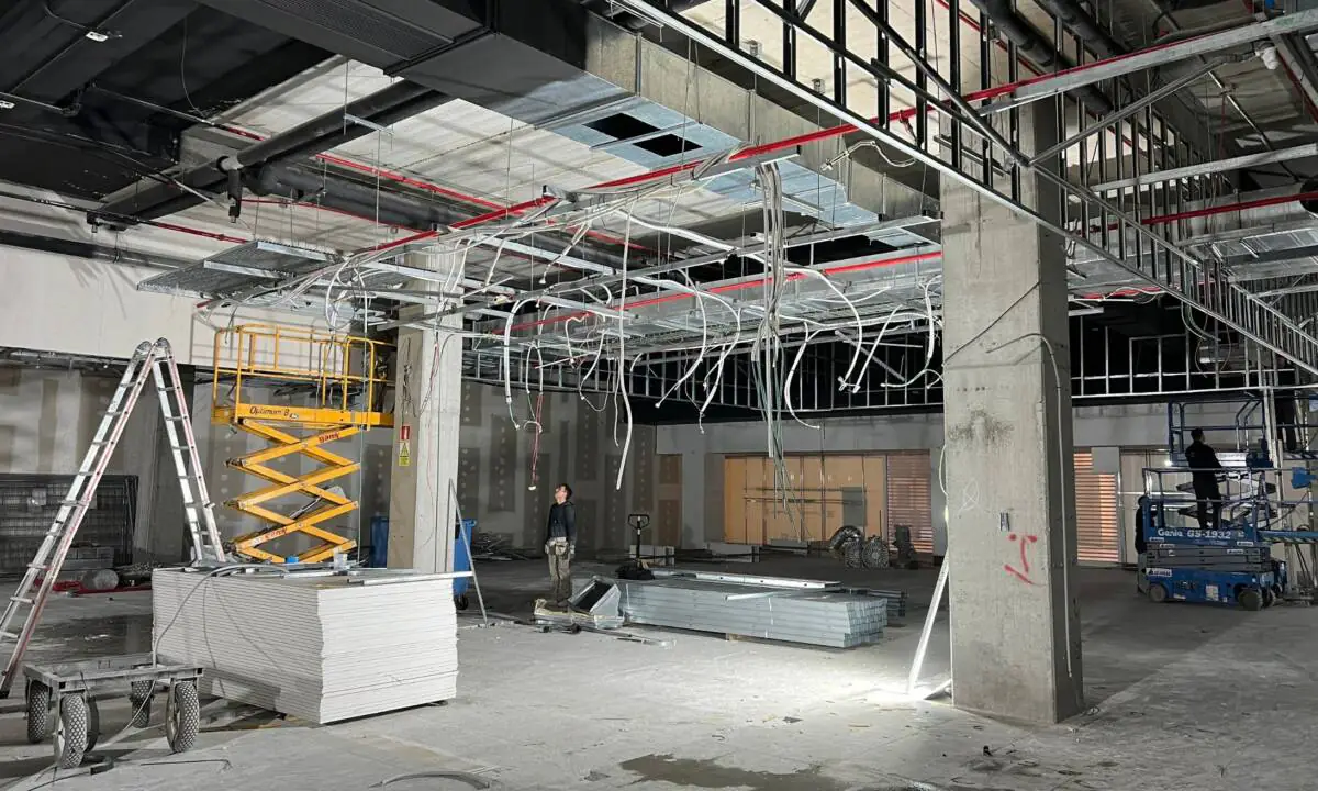 Proceso de obra_ Transformación de oficina mediante trabajos de construcción